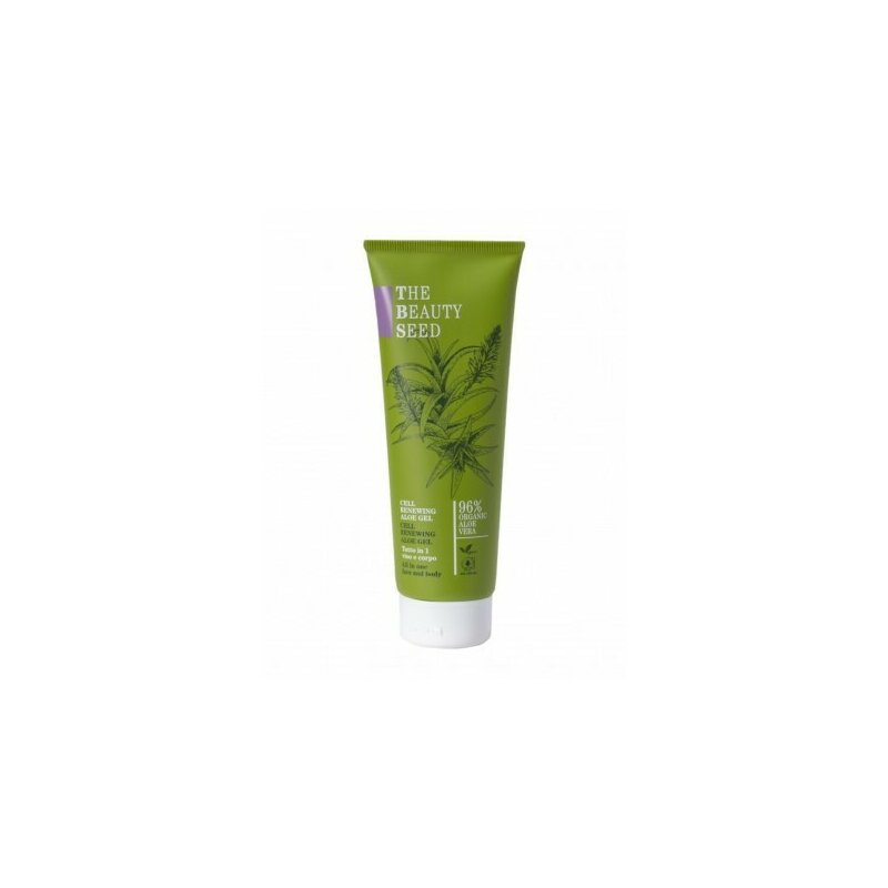 Gel de aloe vera 96% regenerant, fata ?i corp, 250ml, The Beauty Seed Bioearth