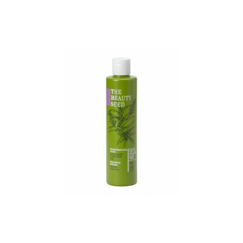 Gel de dus cu aloe 50% 250ml,The Beauty Seed Bioearth