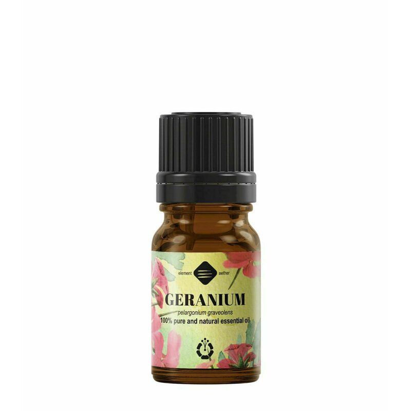 Ulei esential de geraniu bourbon, 5ml, Ellemental