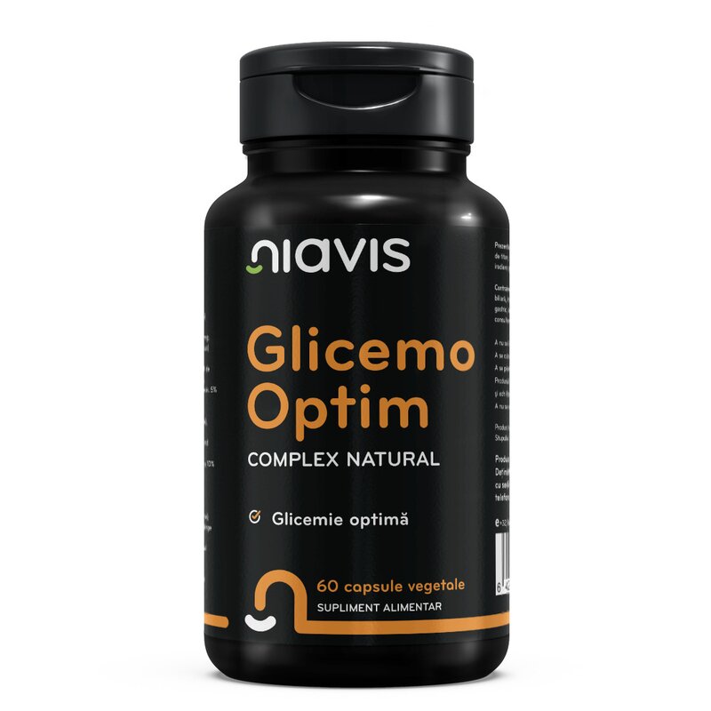 Glicemo Optim Complex Natural 60cps, Niavis