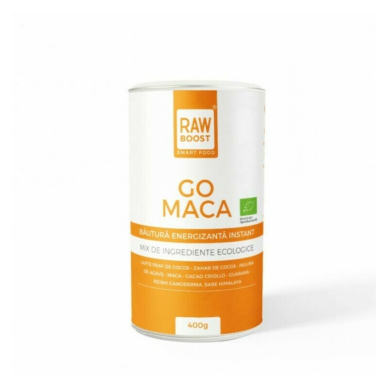 Go Maca, bautura energizanta ecologica, 400g, Rawboost