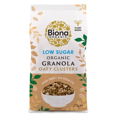 Granola cu ovaz si continut scazut de zahar bio 375g Biona
