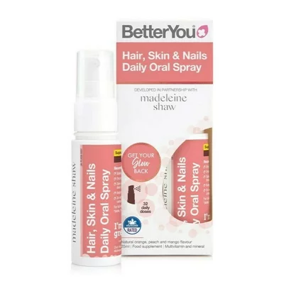 Hair Skin and Nails Oral Spray (25 ml), BetterYou