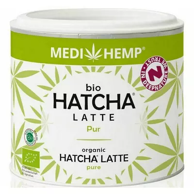 Hatcha latte pur, bio, 45g Medihemp - PRET REDUS