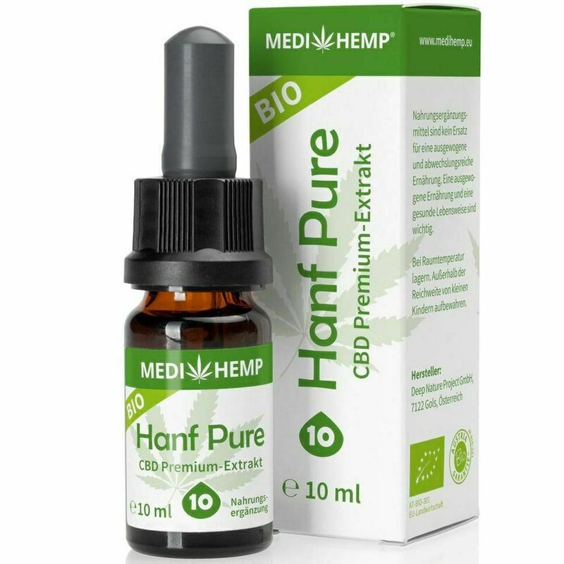 Hemp Pure 10% Cbd Bio, 10ml, Medihemp