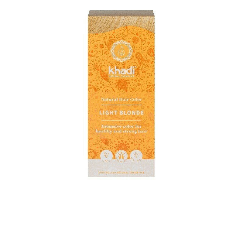 Henna Blond Deschis Vopsea de Par Khadi, 100gr