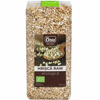 Hrisca raw bio 500g Obio PRET REDUS