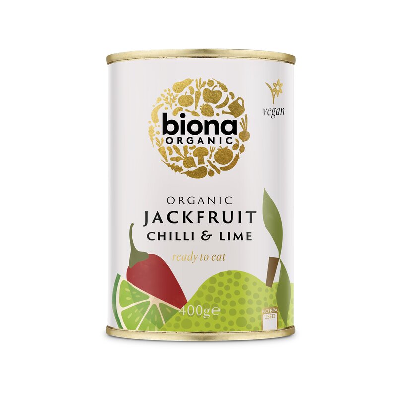 Jackfruit cu chilli si lime eco, 400g, Biona