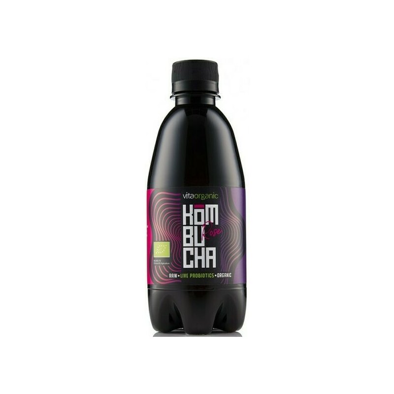 Kombucha cu trandafiri bio 330 ml Vita Organic