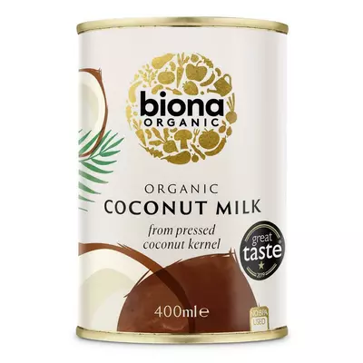 Lapte de cocos, bio, 400ml, Biona PROMO