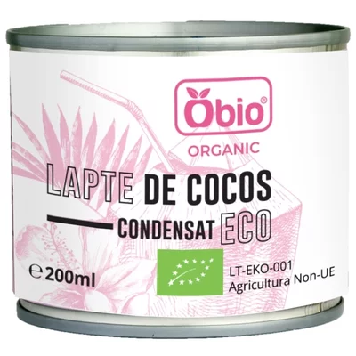 Bautura de cocos condensat bio 200ml Obio