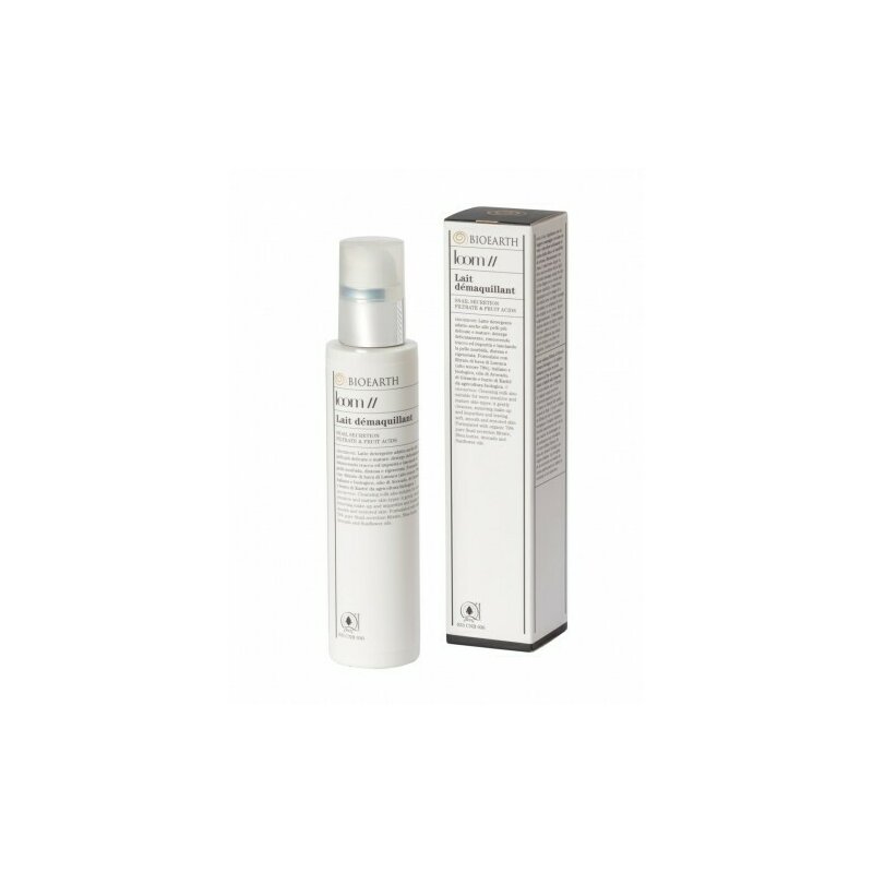 Lapte demachiant cu extract de melc 200ml, Loom Bioearth