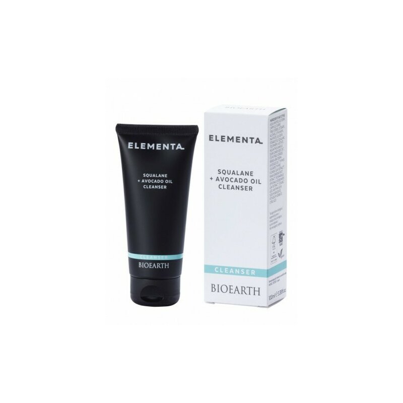 Lapte demachiant cu squalan si avocado 100ml, Elementa Bioearth