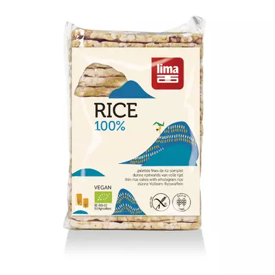 Rondele de orez expandat cu sare bio 130g Lima PROMO
