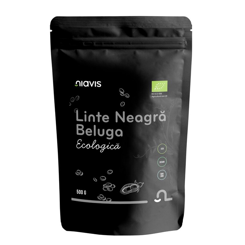 Linte Neagra Beluga Bio 500g, Niavis