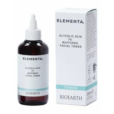 Lotiune tonica cu acid glicolic 7% 200ml, Elementa Bioearth