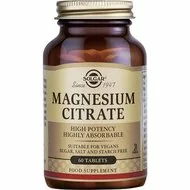 Magnesium Citrate (Citrat de magneziu) 200mg 60tb SOLGAR