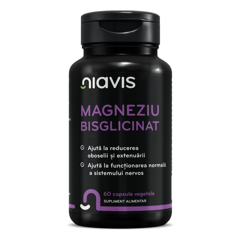 Magneziu Bisglicinat 60cps, Niavis