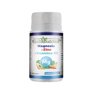 Magneziu + Zinc + B6, 60 tablete, Health Nutrition-picture