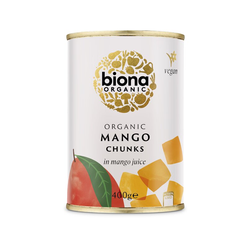 Mango bucati in suc propriu bio 400g Biona