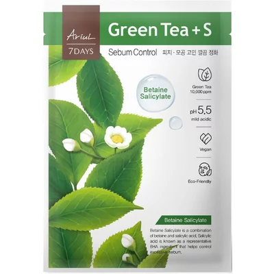 Masca 7Days Plus Green Tea si S Betaine salicylat, Sebum ctrl, 23ml - Ariul