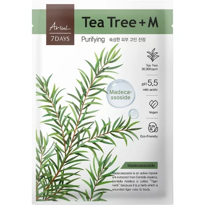 Masca 7Days Plus Tea Tree si M Madecassoside pt Purificare, 23ml - Ariul