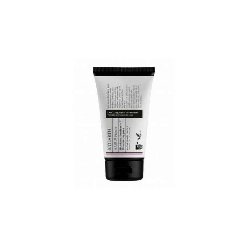 Masca par pentru luminozitate cu cocos 150ml, Bioearth