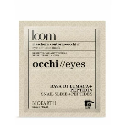 Masca servetel ochi cu melc si peptide, Loom Bioearth