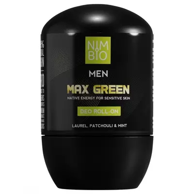 Max Green deodorant natural pentru barbati, 50ml, Nimbio