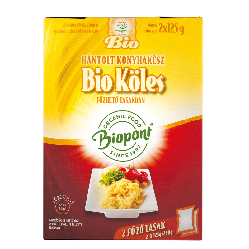 Mei decorticat prefiert fara gluten, bio, 2 x 125g biopont
