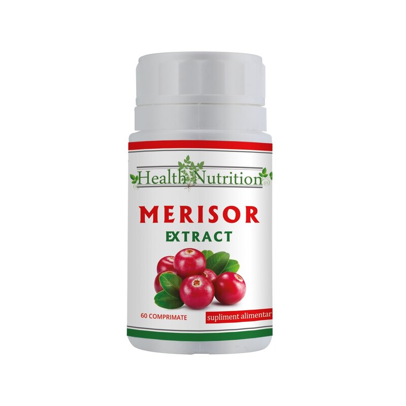 Merisor extract 2400 mg, 60 cmp, health nutrition