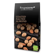 Migdale sarate invelite in ciocolata cu caramel sarat, bio, 60g, Benjamissimo