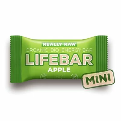 MINI-Lifebar baton cu mere raw bio 25g