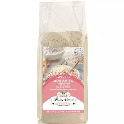 Mix de fainuri fara gluten pentru paine, pizza, deserturi, fara drojdie, bio, 250g Pasta Natura - PRET REDUS