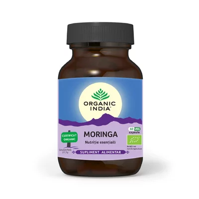 Moringa - Nutritie Esentiala, 60 caps veg, Organic India