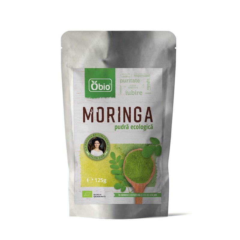 Moringa pulbere bio, 125g - Obio