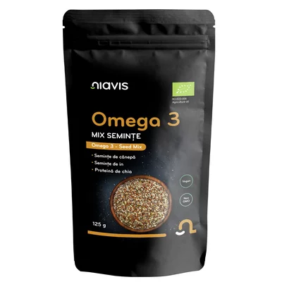 Omega 3 - Mix Seminte Bio 125g, Niavis