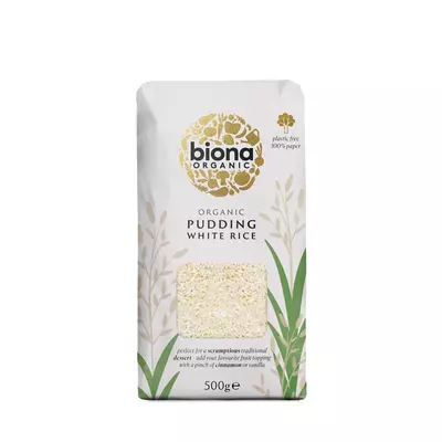 Orez alb pentru orez cu lapte eco, 500g, Biona