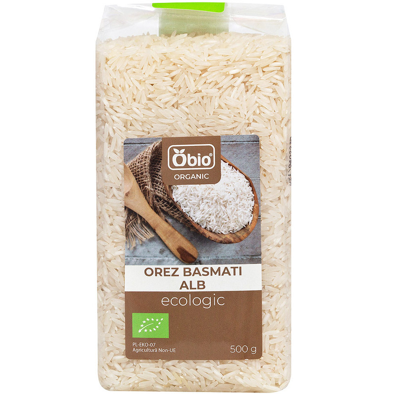 Orez basmati alb bio 500g Obio