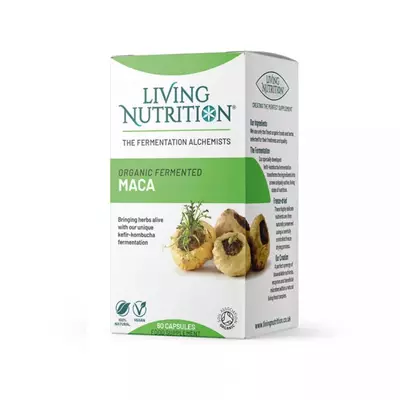 Organic Fermented Maca 600 mg Full Spectrum, 60 capsule, Living Nutrition