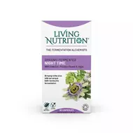 Organic Fermented Night Time cu valeriana, passion flower si hamei 500 mg, 60 capsule, Living Nutrition-picture