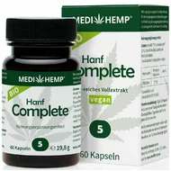Hemp Complete Capsule cu CBD 5%, bio, 60 capsule Medihemp-picture