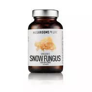 Organic Snow Fungus Mushroom (Tremella) 800 mg Full Spectrum, 60 capsule, Mushrooms4Life-picture
