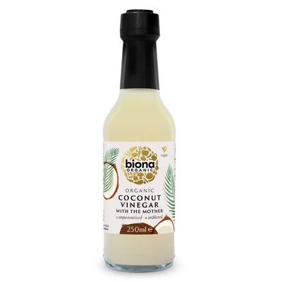 Otet de cocos nefiltrat, bio, 250ml, Biona