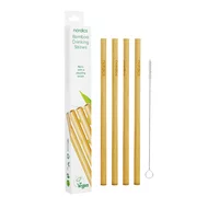 Pai din bambus pentru baut, set 4 bucati PROMO