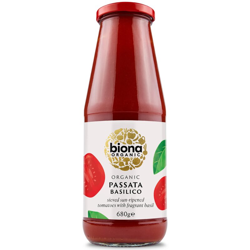 Pasatta cu busuioc bio 680g Biona