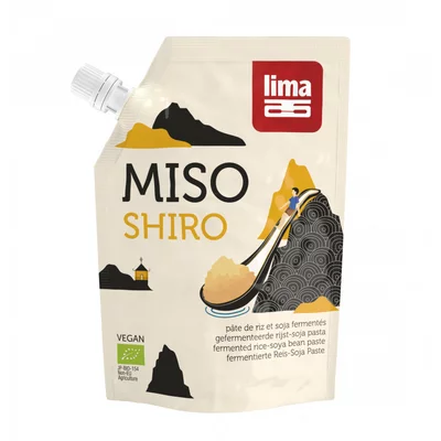 Pasta de soia Shiro Miso, bio, 300g, Lima PROMO