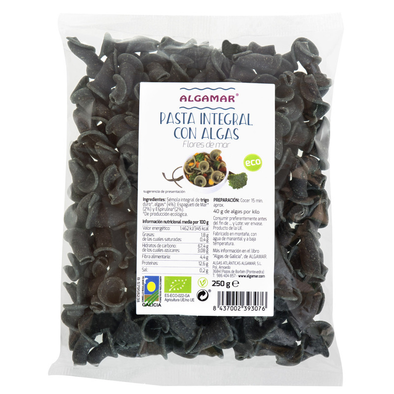 Paste integrale cu alge marine bio, 250g