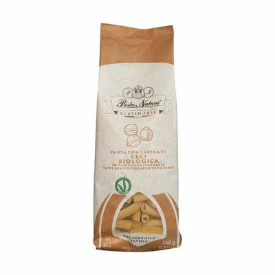 Paste maccheroni cu naut bio, fara gluten 250g Pasta Natura