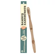 Periuta de dinti pentru adulti din bambus cu peri din ulei de ricin - medium Birkengold